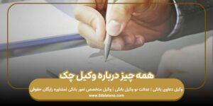 همه چیز درباره وکیل چک